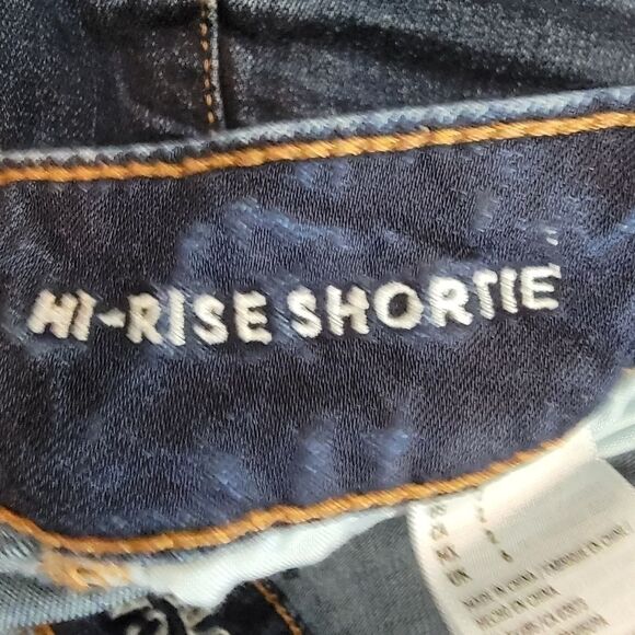 American Eagle AEO super stretch hi-rise shortie denim jean shorts 2 - Picture 5 of 6